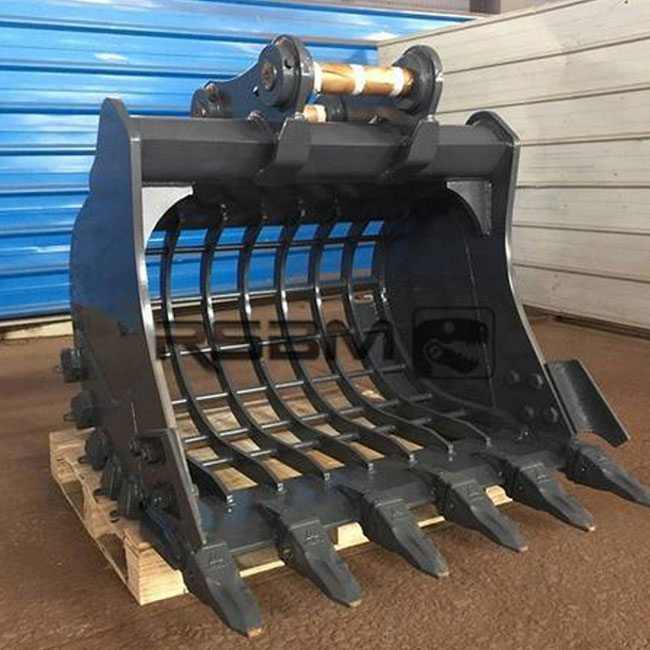 Komatsu excavator Custom grid bucket